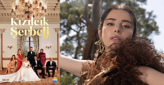 Özge Gürel tartışmalı dizi Kızılcık Şerbeti'ne destek oldu